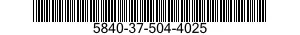5840-37-504-4025  5840375044025 375044025