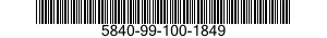 5840-99-100-1849  5840991001849 991001849