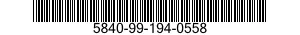 5840-99-194-0558  5840991940558 991940558