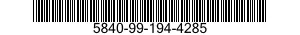 5840-99-194-4285  5840991944285 991944285
