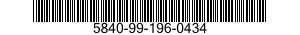 5840-99-196-0434  5840991960434 991960434