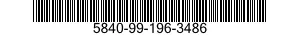 5840-99-196-3486  5840991963486 991963486