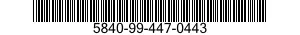 5840-99-447-0443 CONTROL UNIT,UPPER 5840994470443 994470443