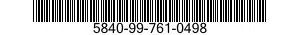 5840-99-761-0498  5840997610498 997610498