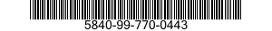 5840-99-770-0443 PROGRAMME BOARD,MAT 5840997700443 997700443
