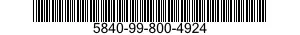 5840-99-800-4924  5840998004924 998004924
