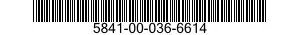 5841-00-036-6614  5841000366614 000366614