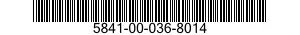 5841-00-036-8014 INDICATOR SUBASSEMBLY,AZIMUTH AND RANGE 5841000368014 000368014