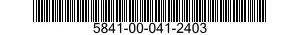 5841-00-041-2403  5841000412403 000412403