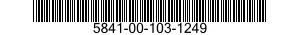 5841-00-103-1249  5841001031249 001031249
