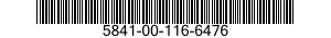 5841-00-116-6476  5841001166476 001166476