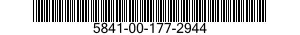 5841-00-177-2944 INDICATOR,AZIMUTH-RANGE 5841001772944 001772944