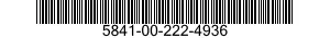5841-00-222-4936 RECEIVER-TRANSMITTER,RADAR      A1 5841002224936 002224936