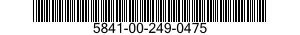 5841-00-249-0475  5841002490475 002490475