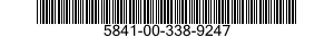 5841-00-338-9247 CONTROL BOX ASSY 5841003389247 003389247
