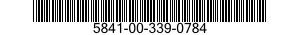 5841-00-339-0784  5841003390784 003390784