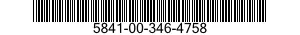 5841-00-346-4758  5841003464758 003464758