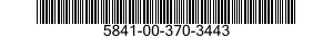 5841-00-370-3443  5841003703443 003703443