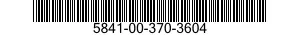 5841-00-370-3604  5841003703604 003703604