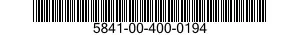 5841-00-400-0194  5841004000194 004000194