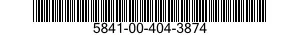 5841-00-404-3874  5841004043874 004043874