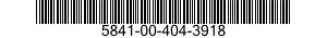 5841-00-404-3918  5841004043918 004043918