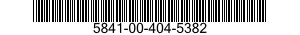 5841-00-404-5382 ANTENNA-RECEIVER,RADAR 5841004045382 004045382