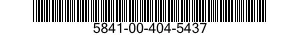 5841-00-404-5437 RECEIVER SUBASSEMBLY,RADAR 5841004045437 004045437