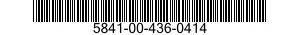 5841-00-436-0414  5841004360414 004360414
