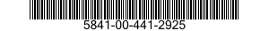 5841-00-441-2925  5841004412925 004412925