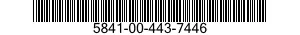 5841-00-443-7446 RADAR SET 5841004437446 004437446