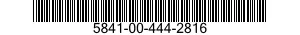 5841-00-444-2816  5841004442816 004442816
