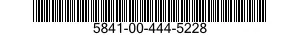 5841-00-444-5228  5841004445228 004445228