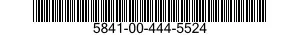 5841-00-444-5524  5841004445524 004445524