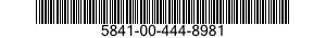 5841-00-444-8981  5841004448981 004448981