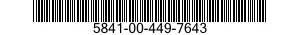5841-00-449-7643  5841004497643 004497643