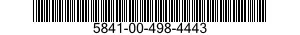 5841-00-498-4443  5841004984443 004984443