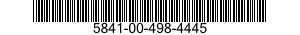 5841-00-498-4445  5841004984445 004984445