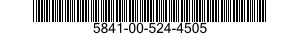 5841-00-524-4505  5841005244505 005244505