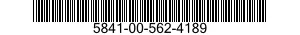5841-00-562-4189  5841005624189 005624189