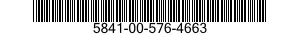 5841-00-576-4663  5841005764663 005764663