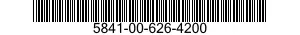 5841-00-626-4200  5841006264200 006264200