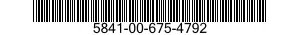5841-00-675-4792  5841006754792 006754792