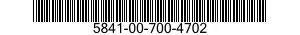 5841-00-700-4702  5841007004702 007004702