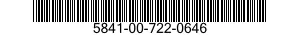 5841-00-722-0646  5841007220646 007220646