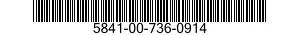 5841-00-736-0914  5841007360914 007360914