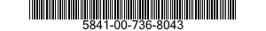5841-00-736-8043  5841007368043 007368043