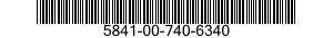 5841-00-740-6340  5841007406340 007406340