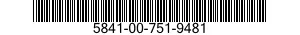 5841-00-751-9481  5841007519481 007519481
