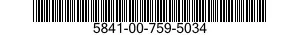 5841-00-759-5034  5841007595034 007595034